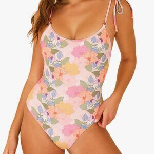 Dippin Daisy's Astrid One Piece in Pink Floral Print
